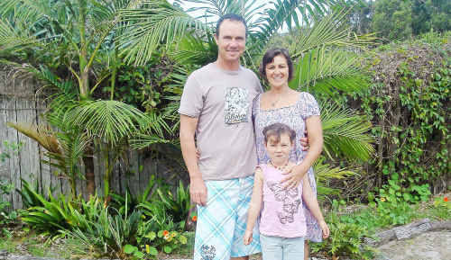Protection needed: Kevin, Mel and Carly Shanahan of Wooli don’t want to see part of the village lost to coastal erosion. Protection needed: Kevin, Mel and Carly Shanahan of Wooli don’t want to see part of the village lost to coastal erosion.